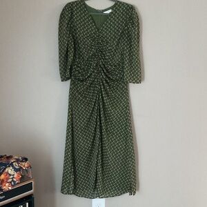 Green Patterned Dress